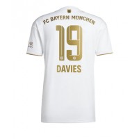 Bayern Munich Alphonso Davies #19 Fotballklær Bortedrakt 2022-23 Kortermet